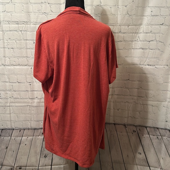 Heart Soul Ruffle Top/Cardigan Combo Blouse 3x - Picture 6 of 11